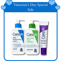 (Valentine’s Day Special Sale) CeraVe Moisturizer & Hydrating Facial Cleanser
