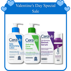 (Valentine’s Day Special Sale) CeraVe Moisturizer & Hydrating Facial Cleanser