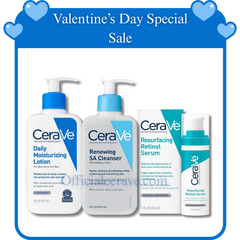 (Valentine’s Day Special Sale) CeraVe Moisturizer & Renewing SA Cleanser