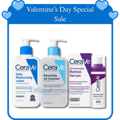 (Valentine’s Day Special Sale) CeraVe Moisturizer & Renewing SA Cleanser