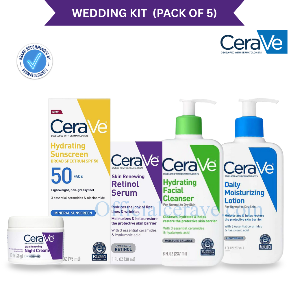 Cerave Wedding Kit (Pack of 5) | Cerave
