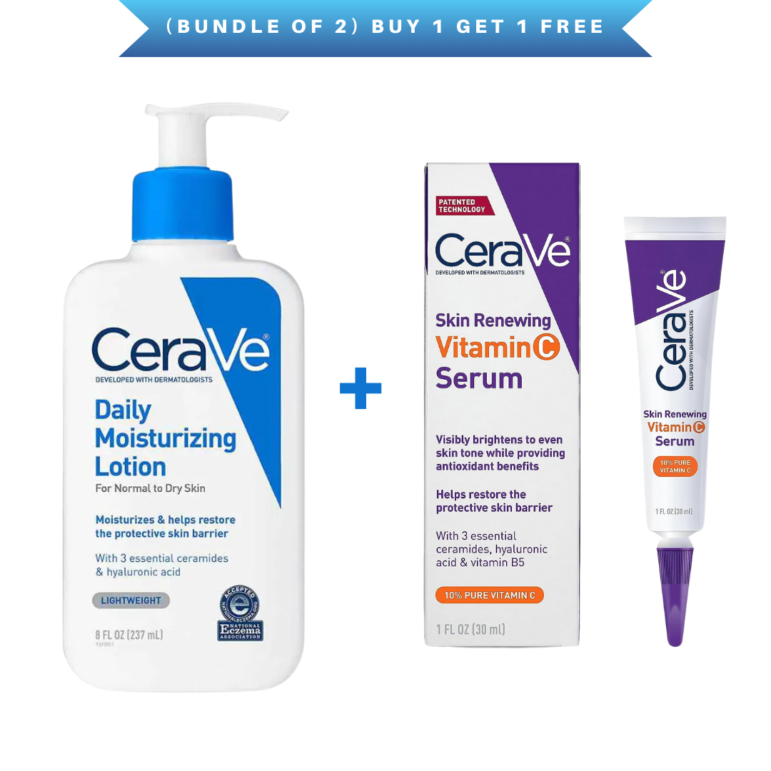 (Bundle of 2) Moisturizing Lotion + Serum